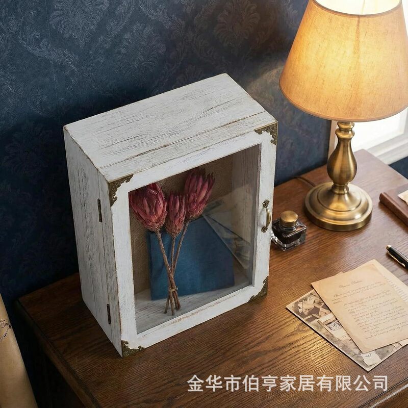 Cross-Border Wooden Shadow Box with Vintage Color Transparent Acrylic Specimen Box for Dried Flowers, Plants, and Preserved Flowers Collection and Display Cross-Border Wooden Shadow Box with Vintage Color Transparent Acrylic Specimen Box for Dried Flowers, Plants, and Preserved Flowers Collection and Display