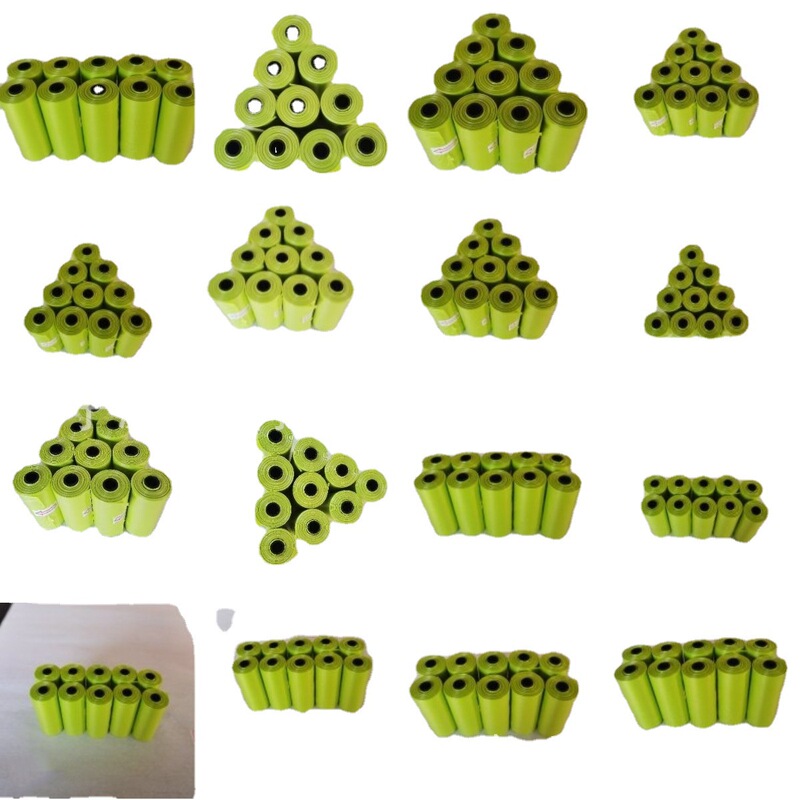 Degradable compostable pet garbage bag dog bag stool bag factory direct sales large favorably