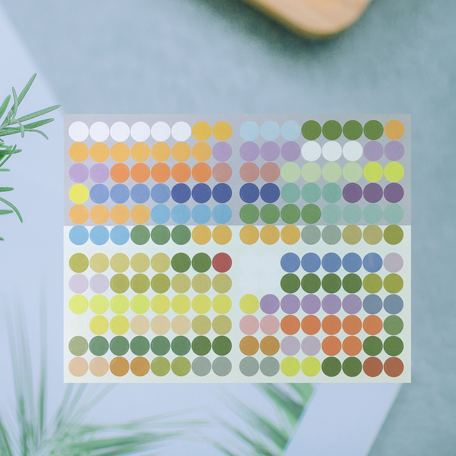 精油瓶小圆13mm标签贴纸-Essential oil label stickers