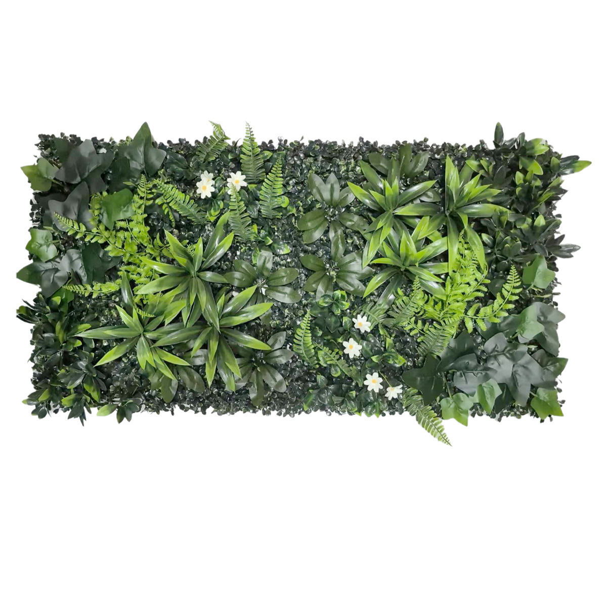 Amazon transfronterizo 50 × 100 cm pared de plantas artificiales de hierba de milán decoración de pared exterior balcón