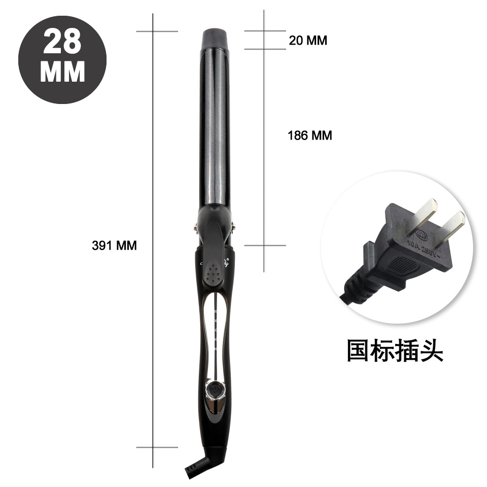 6601 블랙 컬링 아이언 28mm 국가 표준