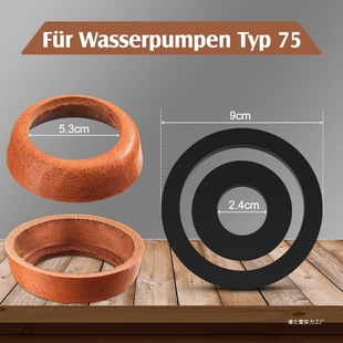 Cast Iron Water Pump Manual Water Pump Water Well Pump Well Head Bowl Leather Pad Leather Ring Hand Pump Accessories