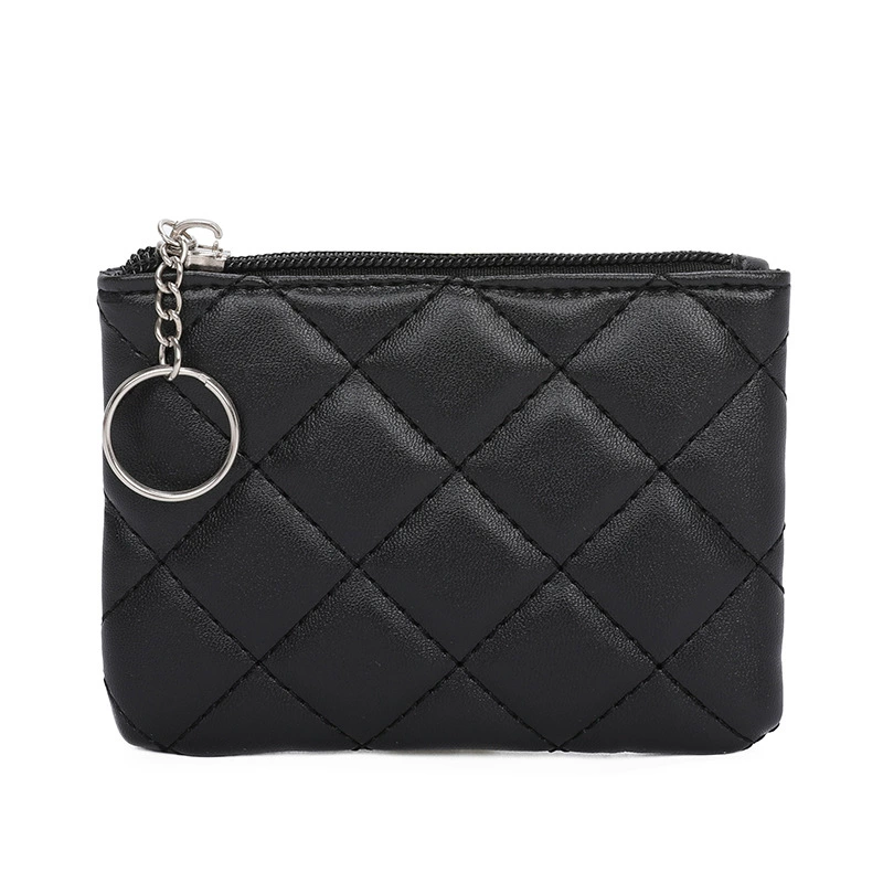 Wallet, shoulder bag, polyurethane short small coins with zipper, cards, storage bag, 2022 collection