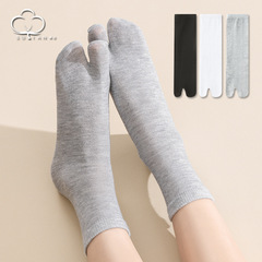 二趾襪子女中筒襪薄款透氣拇指分趾女襪女士豬蹄鞋羊蹄襪女士潮襪