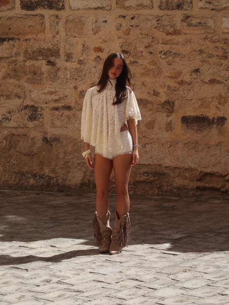 Fashionable lace summer set