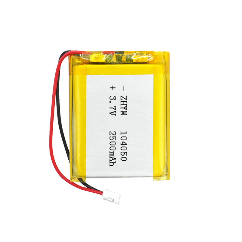 104050聚合物锂电池 2500mah 3.7V可充电露营灯 美容仪监护仪电池|undefined