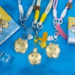 联名chiikawa足金999吉伊卡哇手机挂链饰乌萨奇金挂件520爆款礼物