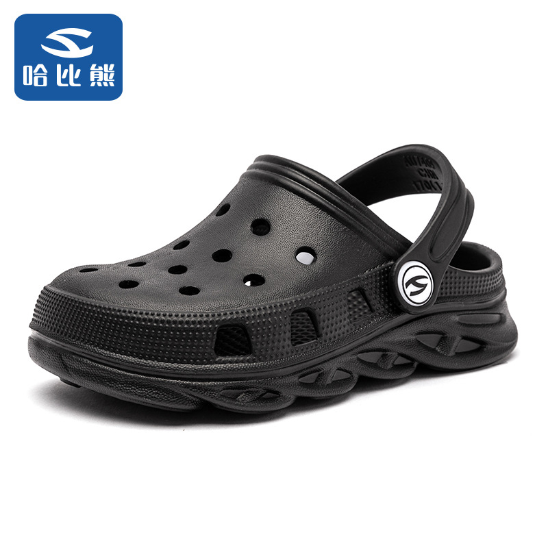 Zapatos para niños de Hobbit Bear Zapatillas para niños Zapatos con agujeros de eva 2024 Sandalias de verano para niñas Zapatos con agujeros de Baotou Zapatos para bebés