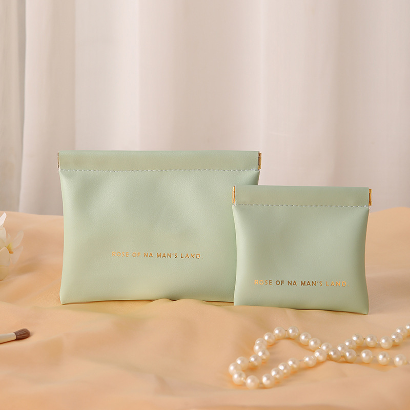 Bolsa de almacenamiento de cable de datos de alta apariencia bolsa de clasificación de cosméticos de lápiz labial bolsa de gafas bolsa de metralla portátil cerrada automática