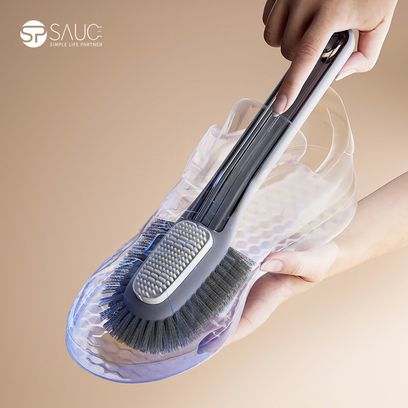 Shoe Brush Soft Hair Don't Hit Shoes Household Laundry Brush Multifunctional Brush Shoes Special Artifact Shoe Brush Long Handle Shoe Brush