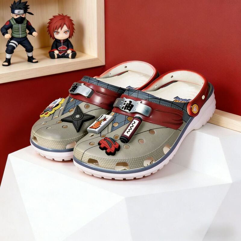 Naruto Uzumaki/Sasuke/Namikaze/Ninja Itachi/Jiraiya Collaboration Lightweight Clogs/Slippers