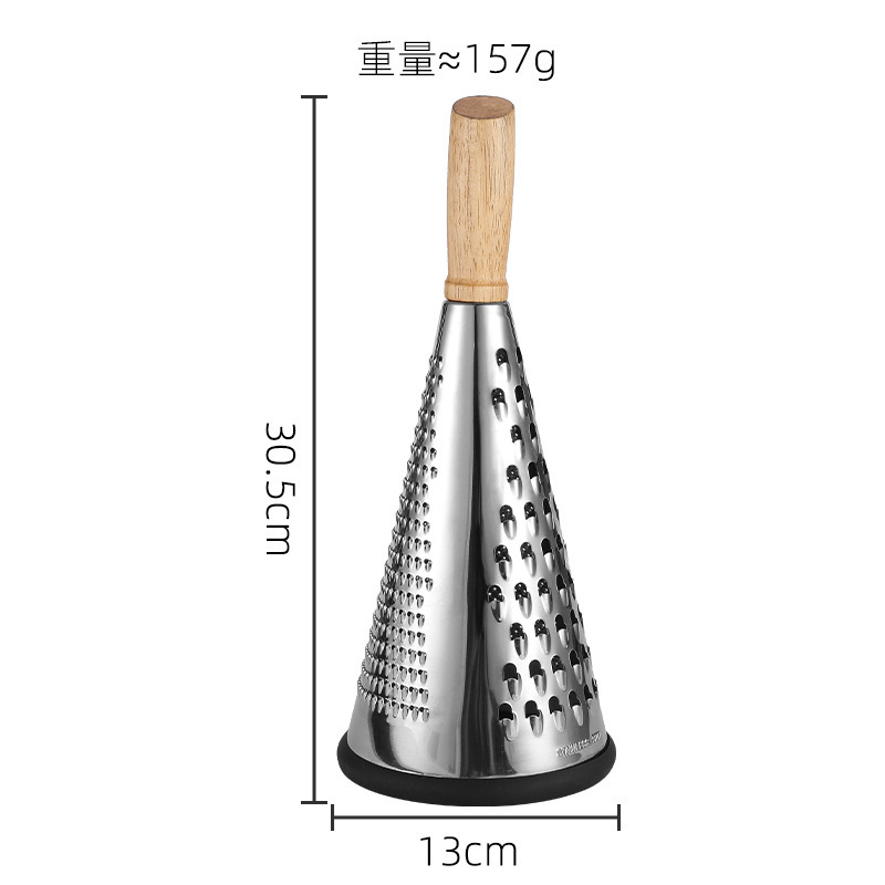 新しいステンレス鋼円錐型プレーナー垂直三面チーズチーズおろし器おろし器果物と野菜ガーリックプレーナー|undefined