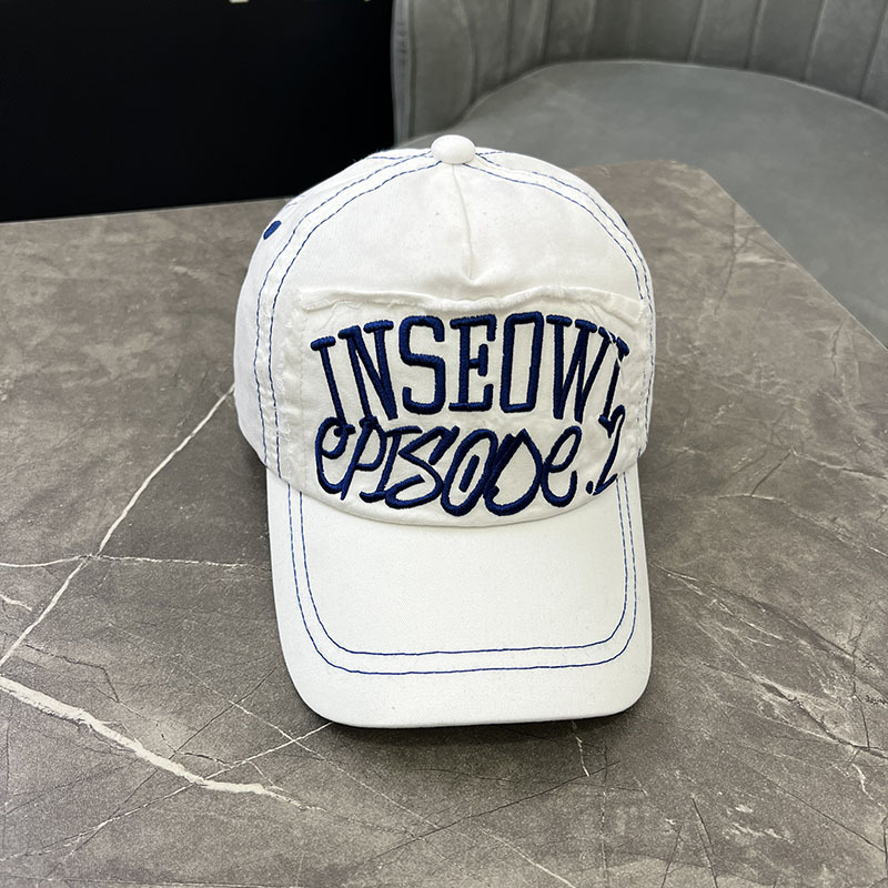 Primavera y verano sombreros de béisbol para niños, sombreros delgados para niños y niñas, moda coreana hip-hop bordada, marcas de moda callejera