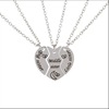 Fashionable necklace stainless steel heart shaped, sweater, wholesale