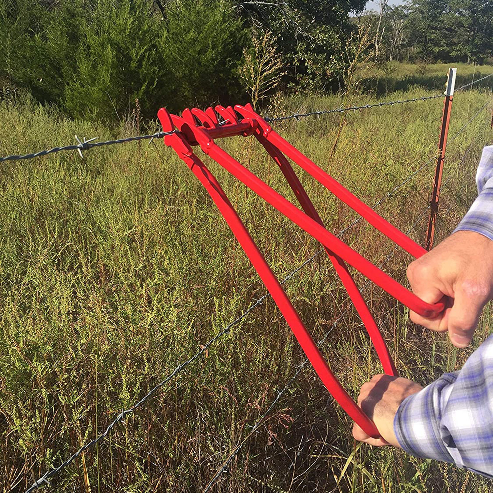 Fence Fixer 栅栏修复工具电线牧场铁丝网拉紧器拧紧修理工具
