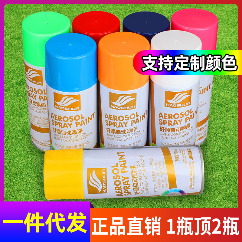 Haoshun automatic painting metal anti-rust paint black hand painting graffiti wall self-painting wood paint wholesale paint