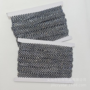 Wholesale Factory New Resin Square Rhinestone Strips DIY Clothing Accessories Shoe Chain Jewelry Accessories Decoration