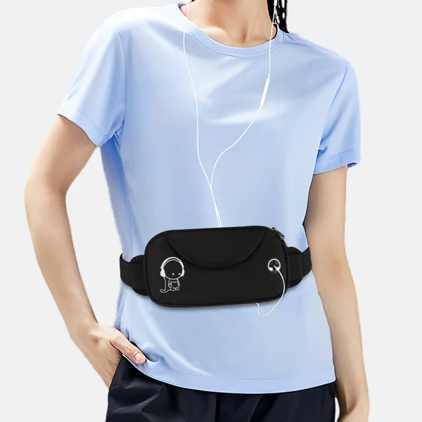 Sports running mobile phone bag waist bag riding dancing mobile phone bag cross-border foreign trade small belt bag waterproof a generation of hair