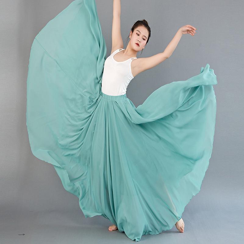 demi-season long skirt