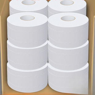 Large paper toilet paper large roll paper commercial hotel toilet toilet toilet paper hand paper towel whole box wholesale