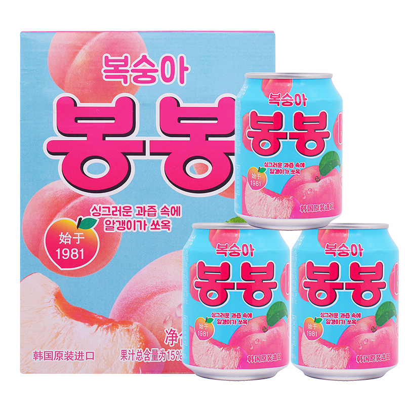 Peach flavor 238ml*12 cans