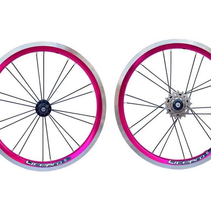 litepro 14inch комплект колес Starburst складной велосипед 412, внешнее трехскоростное колесо переключения передач