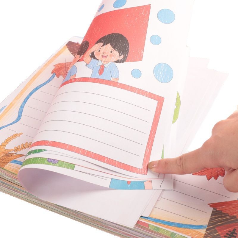 A4手描き半製品素材専用紙セットa3絵画本キャンパス通年祝日手書き新聞テンプレート作業|undefined