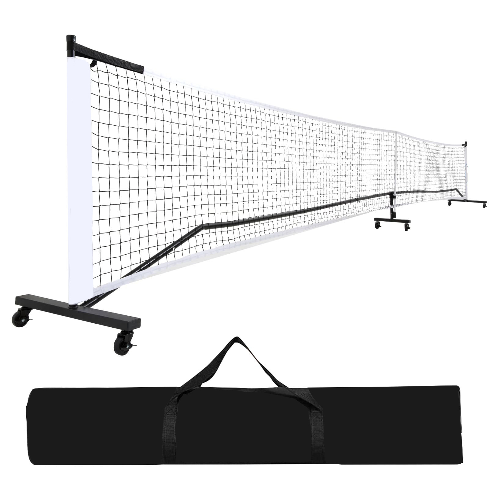 6.7 meters 22ftPickleball Net iron pipe pick net outdoor tennis six-round portable