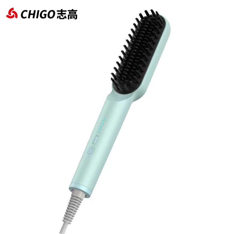 Hair Straightening Comb, Straightener and Curling Iron Dual-Use Portable Electric Comb, Volumizing Hair Straightener Tool