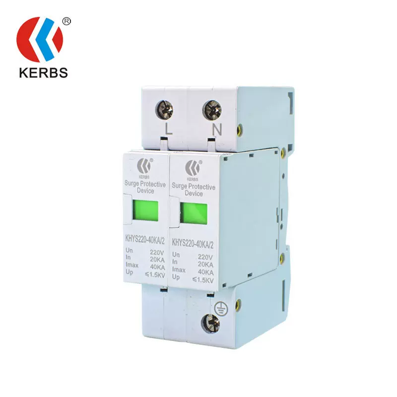 定制C级浪涌保护器直销40KA电源避雷器220防雷模块防电涌SPD 深圳
