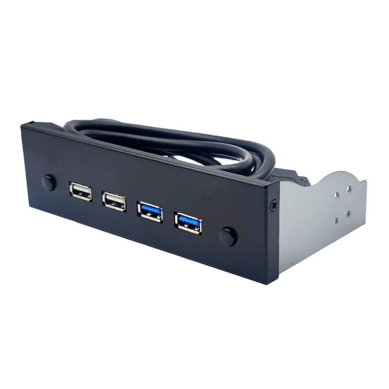 USB3.0+2.0����λ5.25�������ǰ��Ӳ�̵�Դָʾ����չ���19PIN