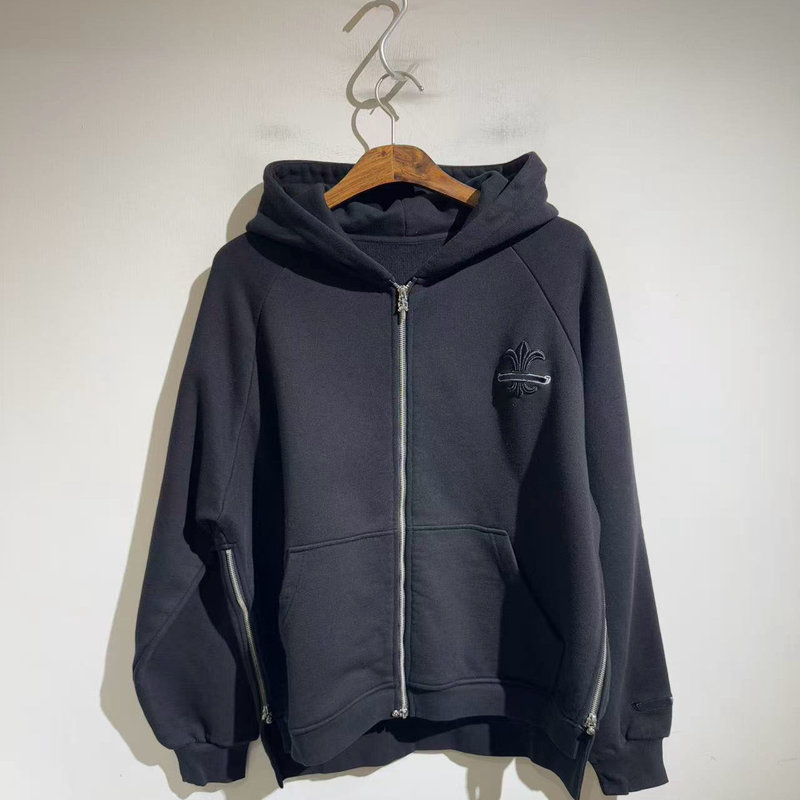 American Street Style Aw Hooded Cardigan New Embroidered Zipper Loose Sweatshirt for Men and Women Winter Trendy Brand Fleece-Lined Jacket American Street Style Aw Hooded Cardigan New Embroidered Zipper Loose Sweatshirt for Men and Women Winter Trendy Brand Fleece-Lined Jacket