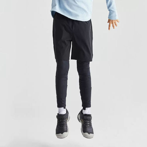  new style European and American export boys' children's sports fitness running yoga pants faux two-piece cycling basketball climbing