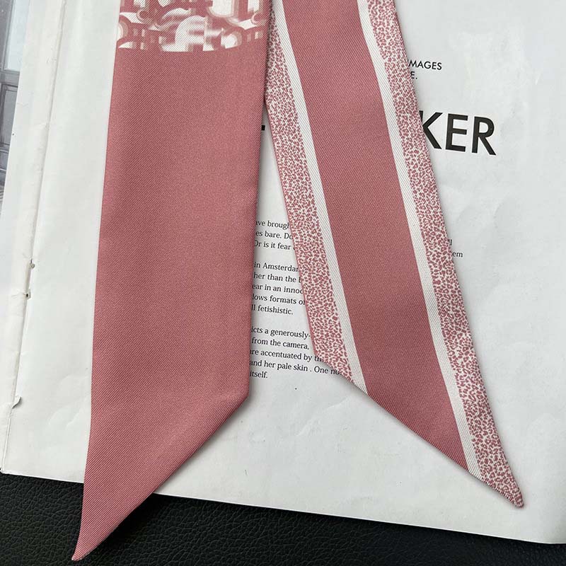 D versión alta 18 mm bufandas de seda cinta cinta delgada correa de pelo larga decoración pequeña bufandas animales de la selva H