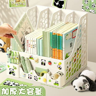 Bookshelf File Frame Book Stand Desktop Bookshelf A4 Folder Storage Box Book Stand File Rack Desk Data Storage