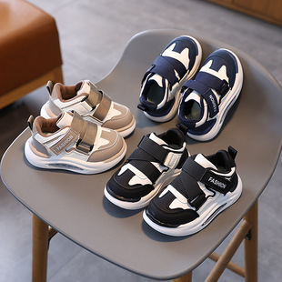 Wholesale baby sneaker 2024 Korean version of spring and autumn new children's running shoes soft bottom sneaker for boys and girls
