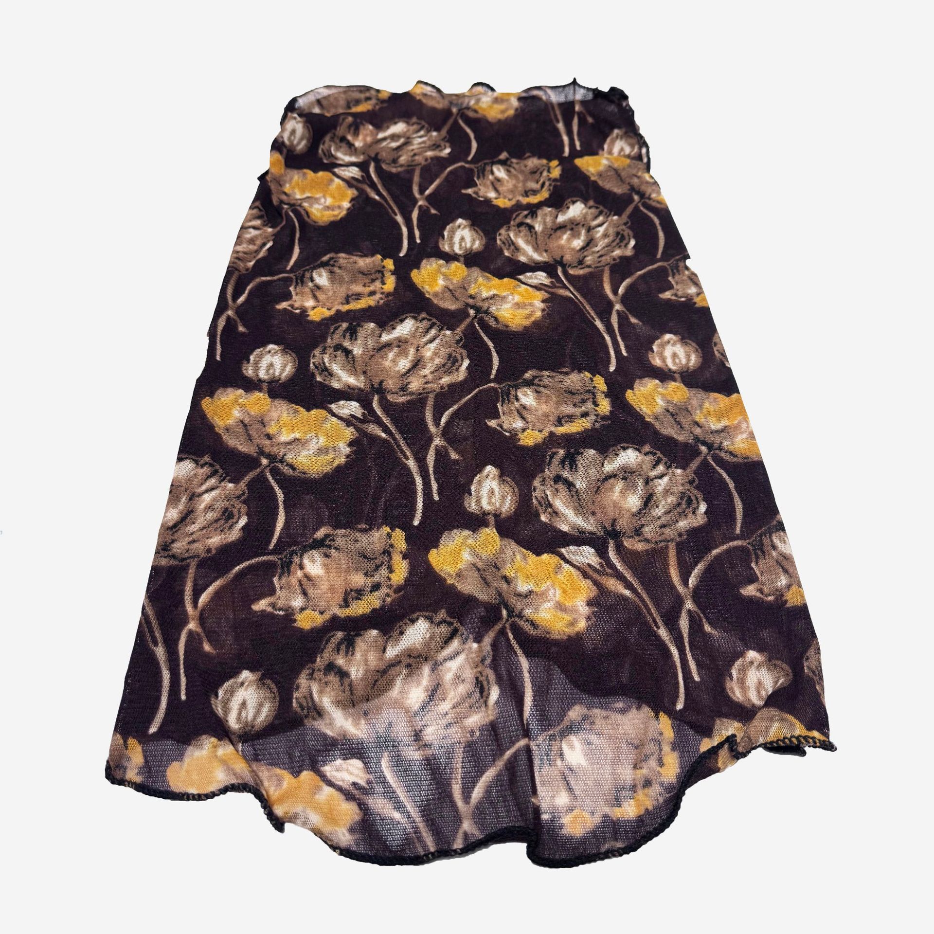 【새로운 패턴】갈색 노란색 꽃