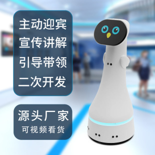 Intelligent exhibition hall shopping mall welcome guests to explain robot reception to lead commercial hotel library guidance source manufacturers
