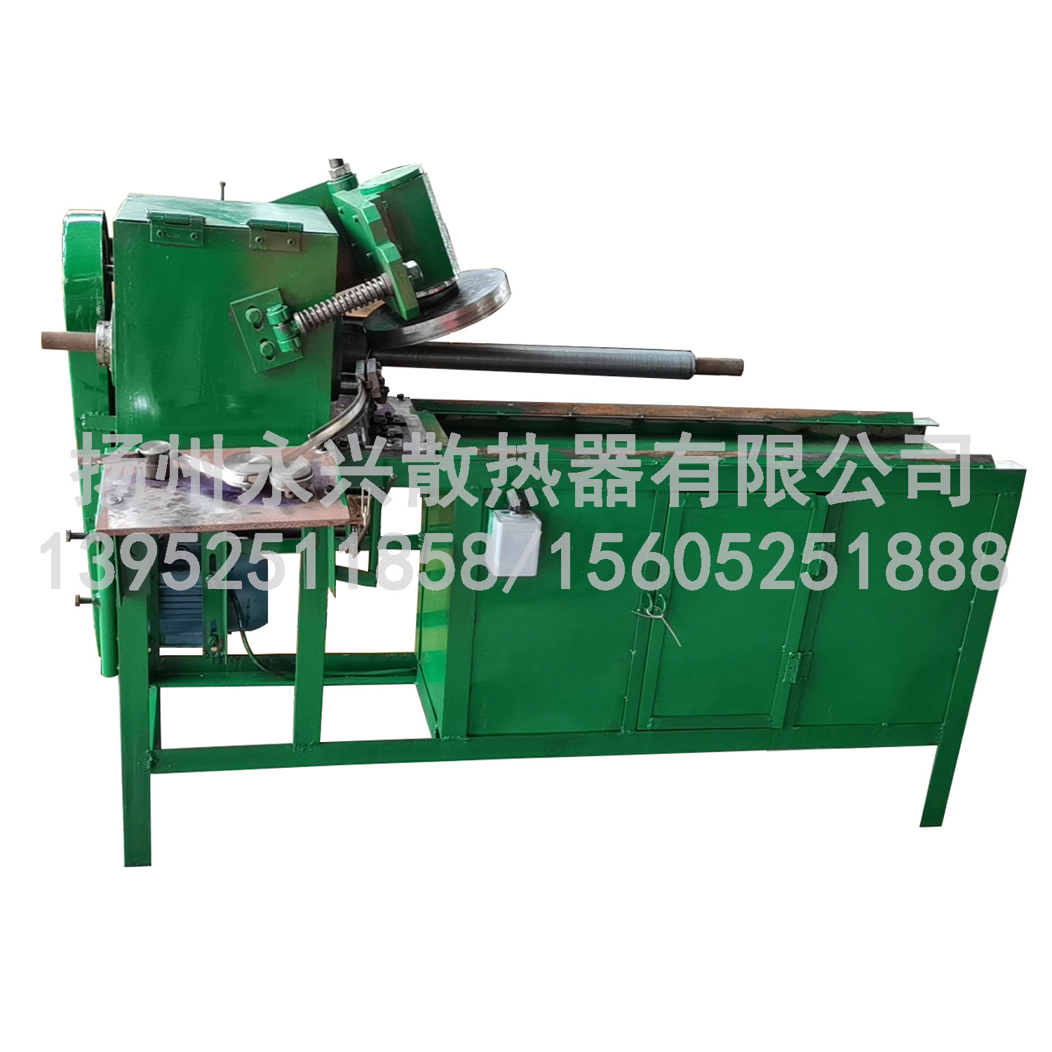 钢铝复合螺旋翘片管L型铝带绕片机 散热冷却换热翅片管绕片机设备