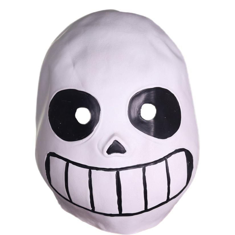 Juego undertale bajo la leyenda máscara Halloween partido personalidad vestido Cosplay Sans cabeza cubierta