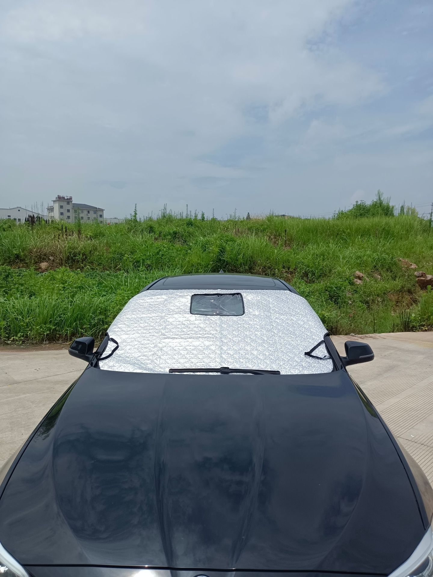 Car Snow Shield with Opening Opening, Snow Shield, Window Car Sunshade, Sun Protection and Sunshade, Winter Car Thickeneded Snow Shield