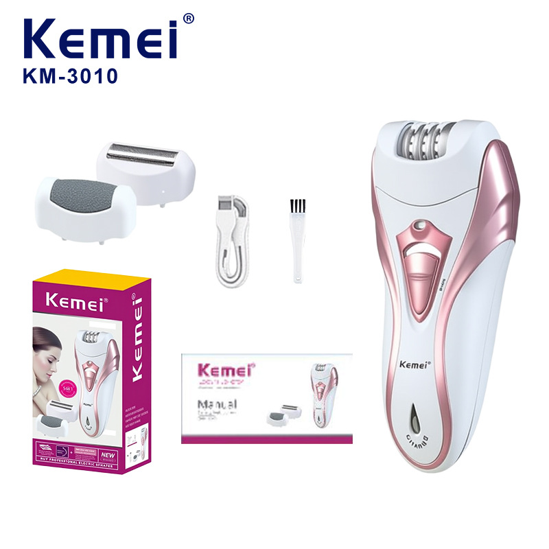 Kemei afeitadora eléctrica Kemei afeitadora tres en uno multifuncional para el hogar privado