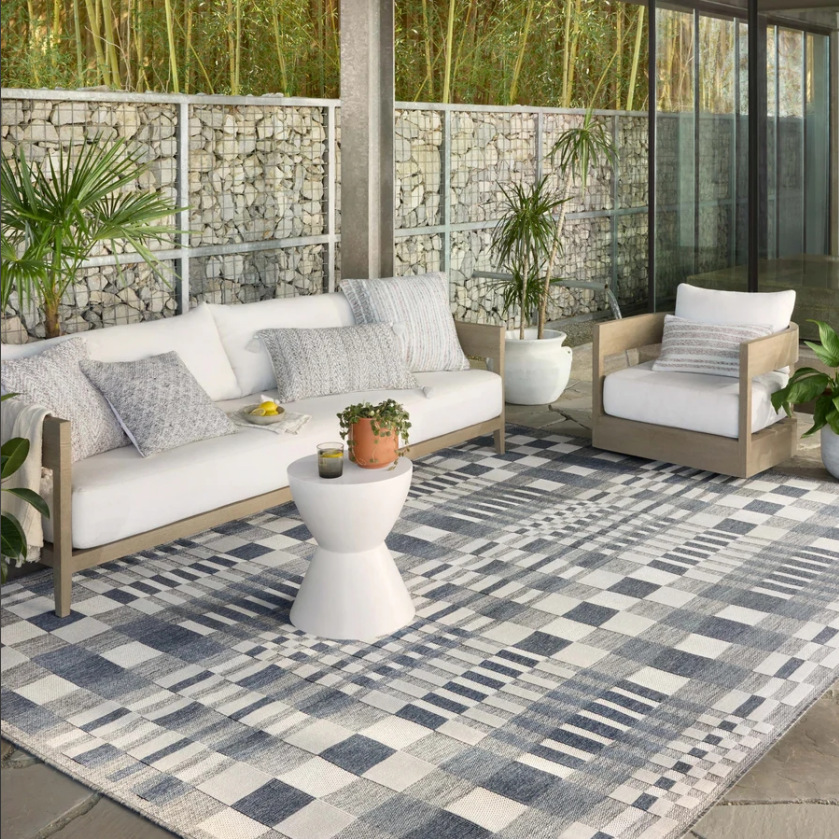 Modern Simple Camping Picnic Carpet Home Balcony Cradle Floor Mat Living Room Stain-Resistant and Easy to Care for Full Sofa Blanket