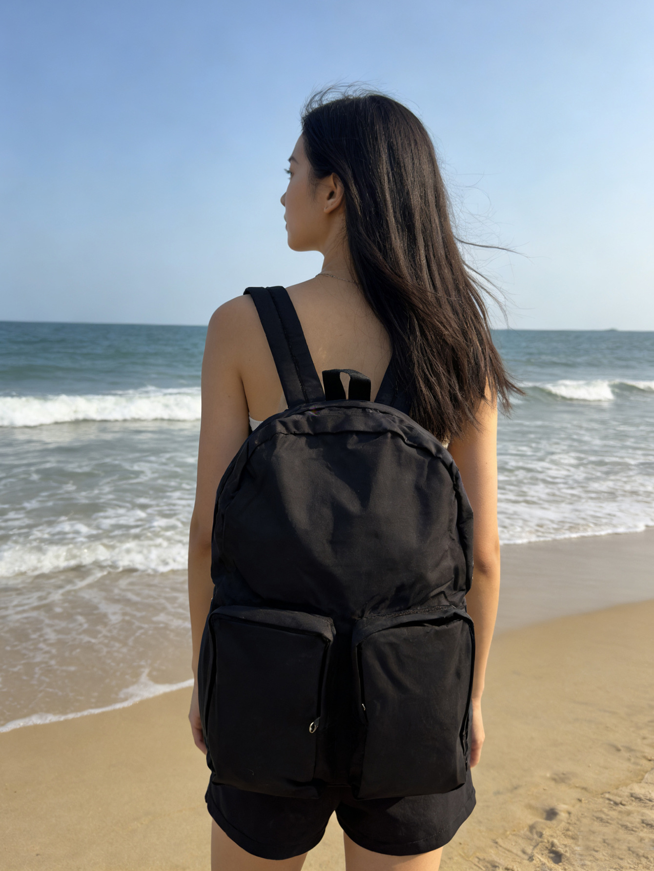 Summer retro backpack