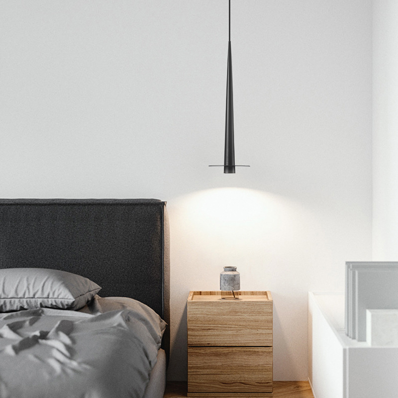 Modern minimalistic creative design black elite ceiling lamp for…