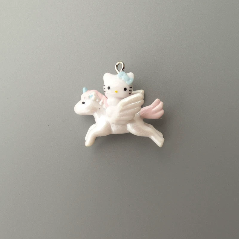 Hello Kitty, маленькая мини-фигура, подвеска, handmade