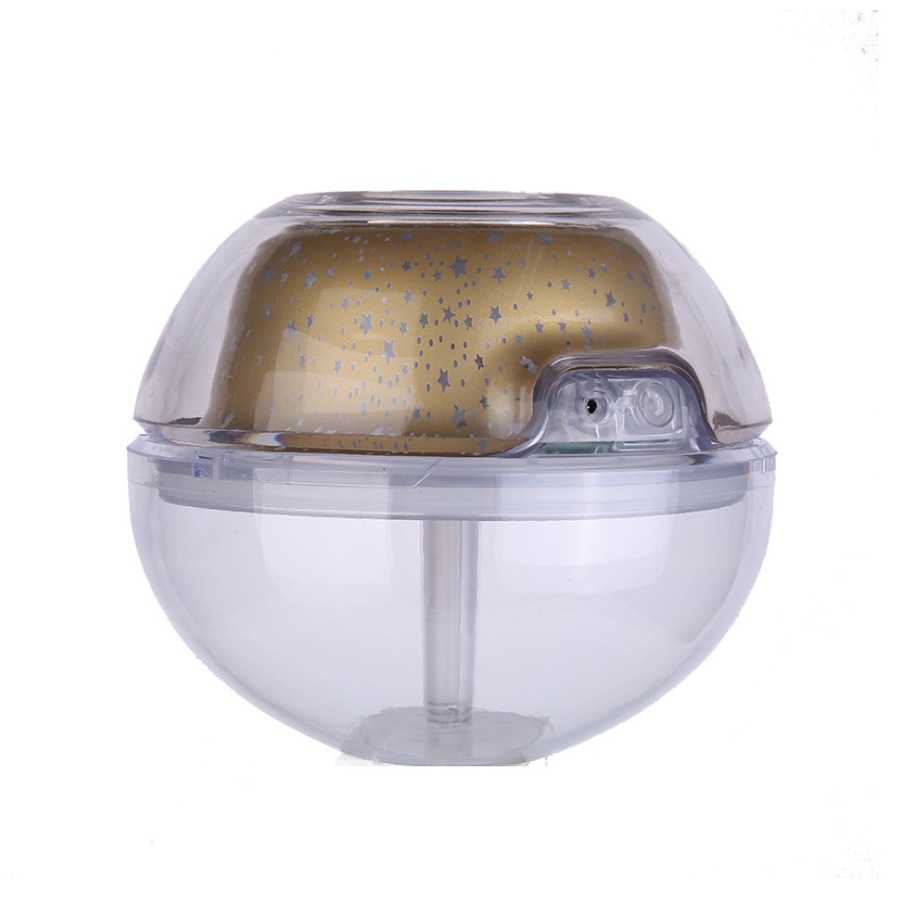 Hot Selling Crystal Projection Humidifier Household usb Mini Humidifier Rechargeable Air Humidification Projection Atmosphere Light