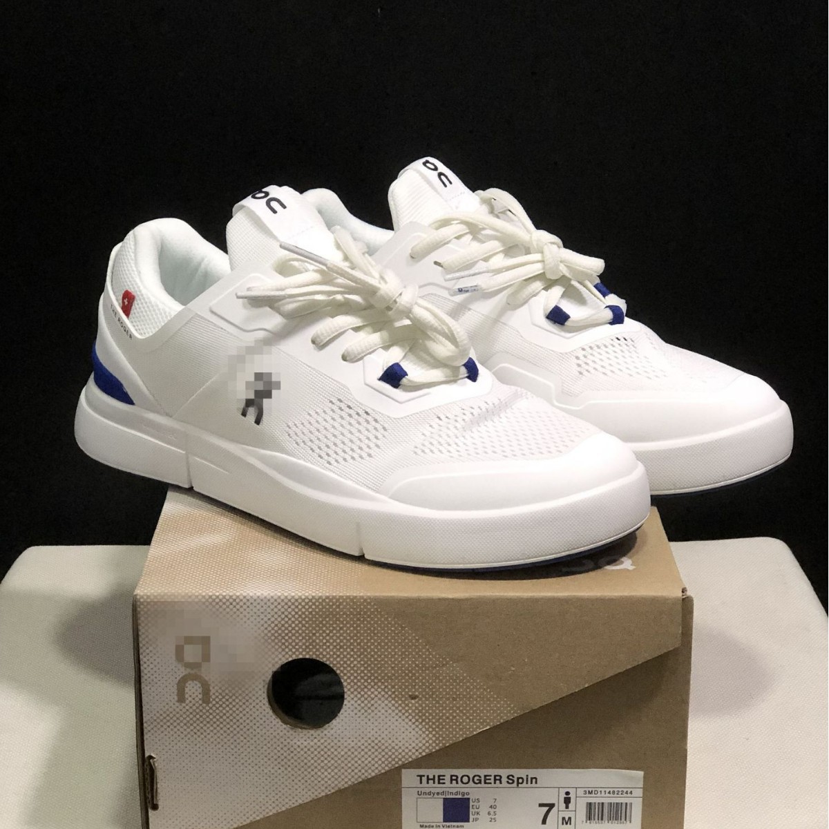 Cross-Border O Running Tennis Shoes the Roger Spin 2 × Federer Special Collaboration Light Tennis Shoes Kinesiology