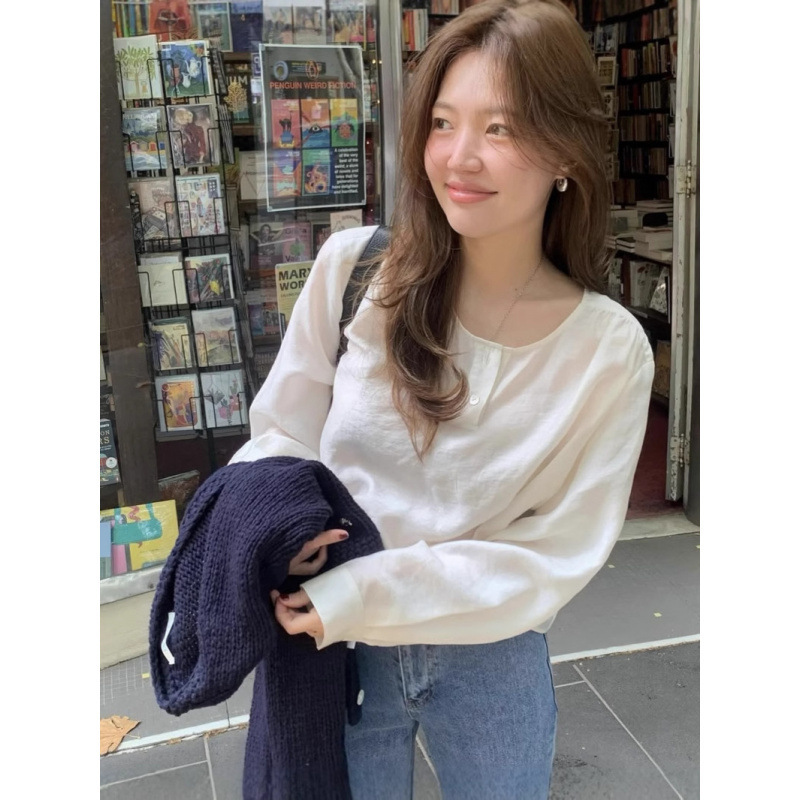 In stock~Korean 25 spring collection ta*nat new Henlyneck shirt