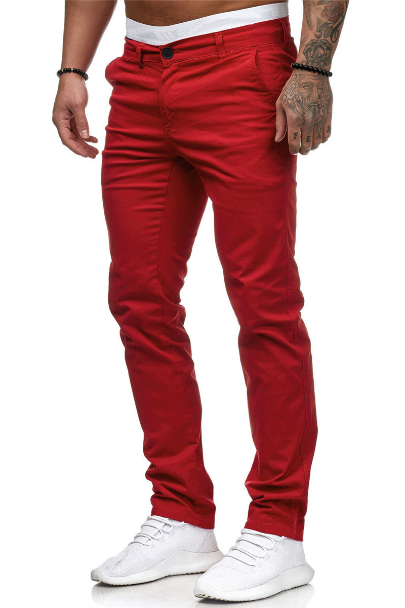 Casual trousers for men European and Ame...